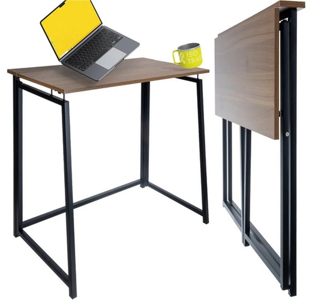RUHHY Klappschreibtisch Schwarz Modernes Design - Bild 2