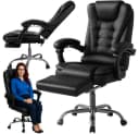 MALATEC Bürostuhl Bürodrehstuhl Arbeitsstuhl mit Fußstütze Bild 2