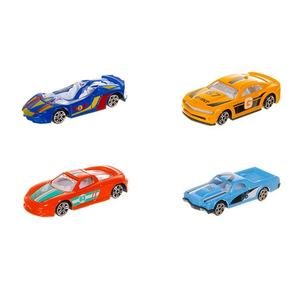 ISO TRADE Metall-Spielzeugautos Rennautos Spar-Set 16-tlg. 1:64 - Bild 3