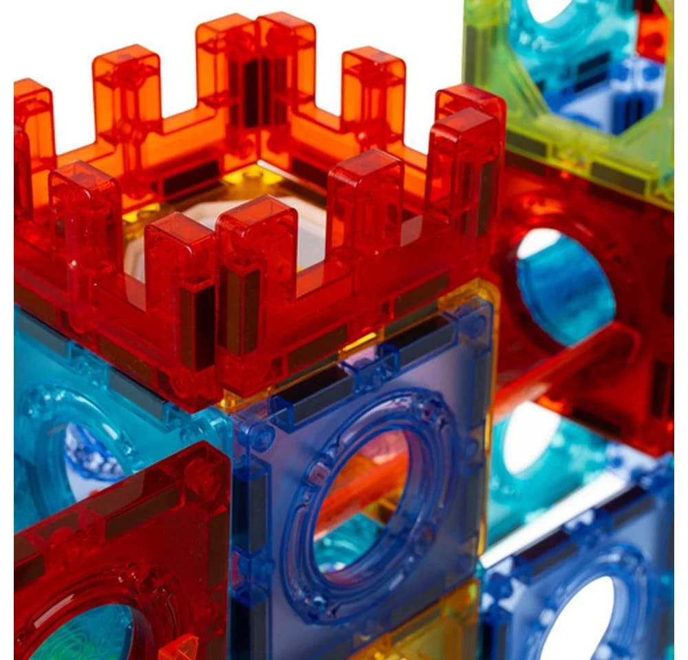 ISO TRADE Kugelbahn Magnetische Bausteine 3D Bunt 96 Teile - Bild 4