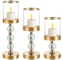 Ruhhy Kerzenständer Glaslaternen-Kerzenhalter Spar-Set 3 St. Spiegel- und Glaseinsätze Bild 3