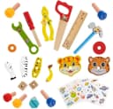 KRUZZEL Holz-Werkzeugkasten für Kinder Bild 3