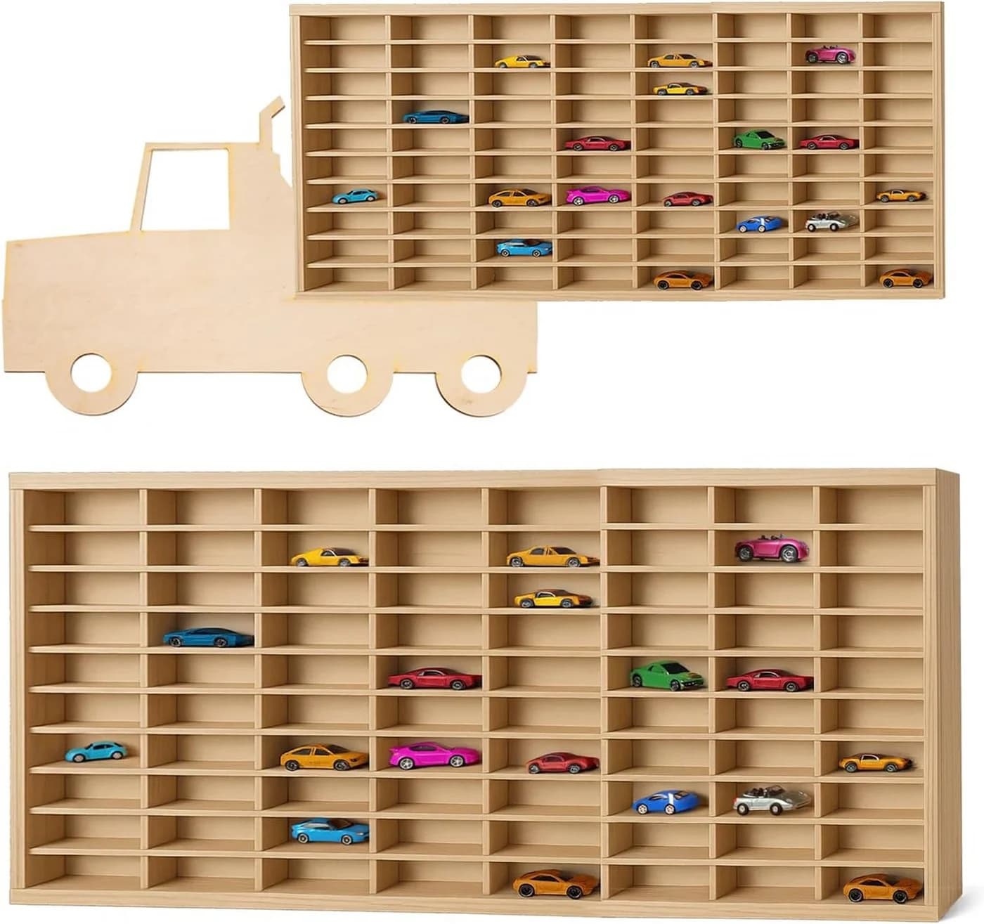 Elegante Sammlervitrine aus Holz - Bild 2