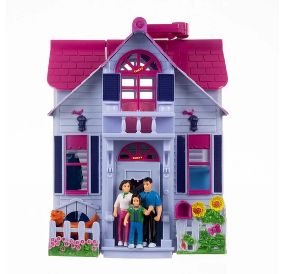 ISO TRADE Puppenhaus Kinderhaus Spielzeugpuppenhaus