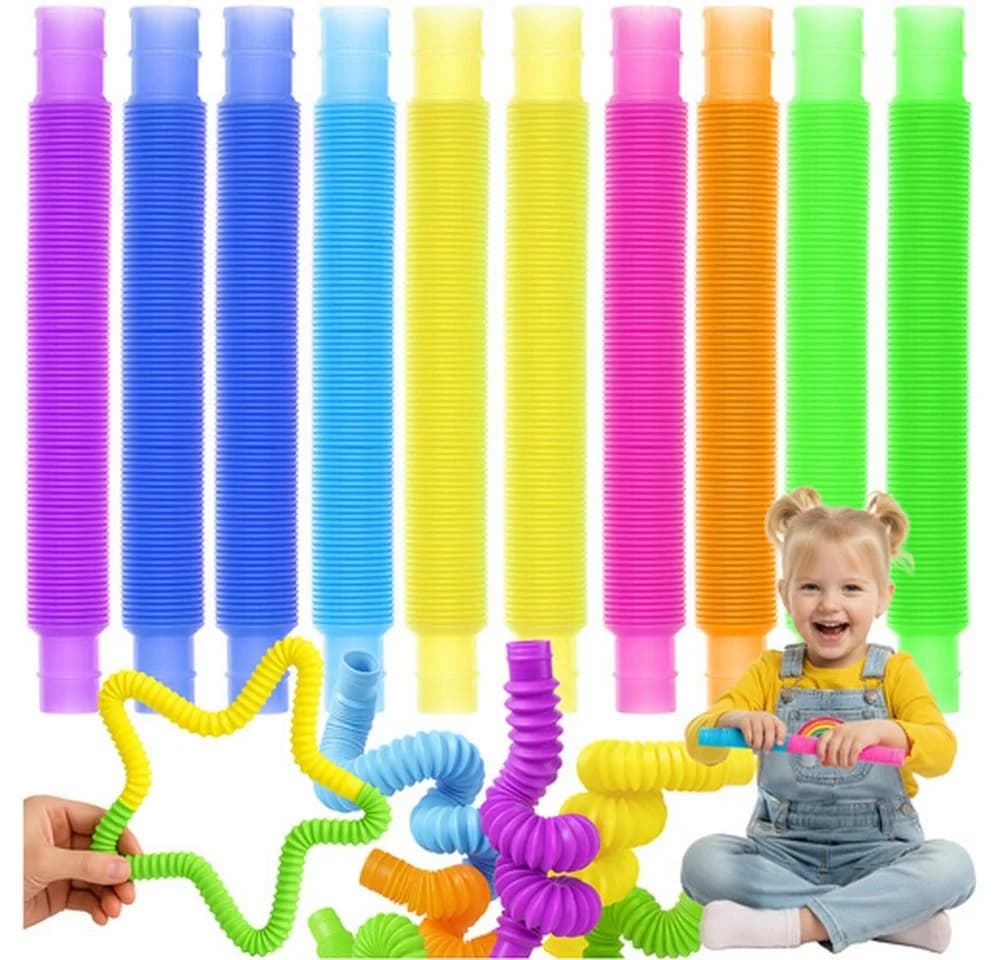 KRUZZEL Lernspielzeug Anti-Stress Sensorische Röhrchen - Bild 2