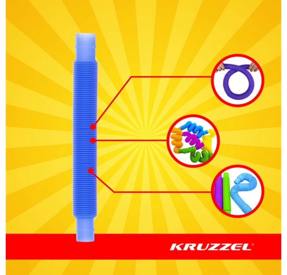 KRUZZEL Lernspielzeug Anti-Stress Sensorische Röhrchen - Bild 4