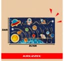 KRUZZEL Steckpuzzle Holzpuzzle Planetenlabyrinth Sonnensystem, 8 Puzzleteile Bild 1