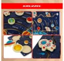 KRUZZEL Steckpuzzle Holzpuzzle Planetenlabyrinth Sonnensystem, 8 Puzzleteile Bild 3