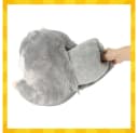 KRUZZEL 3-in-1 Hamsterdecke Kuscheltier Decke Kissen Bild 1