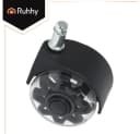 Ruhhy Stuhlrollen 5er-Set 2,5 Zoll Schwarz Bild 4