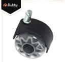 Ruhhy Stuhlrollen 5er-Set 2,5 Zoll Grau Bild 4