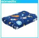 ISO TRADE Gewichtsdecke Kinder 4 kg Marineblau Weltraummotiv Bild 3