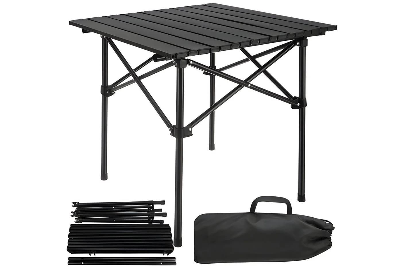 Gardlov Klappbarer Campingtisch Faltbar 70 kg Belastbar