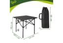 Gardlov Klappbarer Campingtisch Faltbar 70 kg Belastbar Bild 4