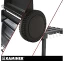 Kaminer Holzkohlegrill Grau mit Abdeckung & Gusseisenrost Bild 5