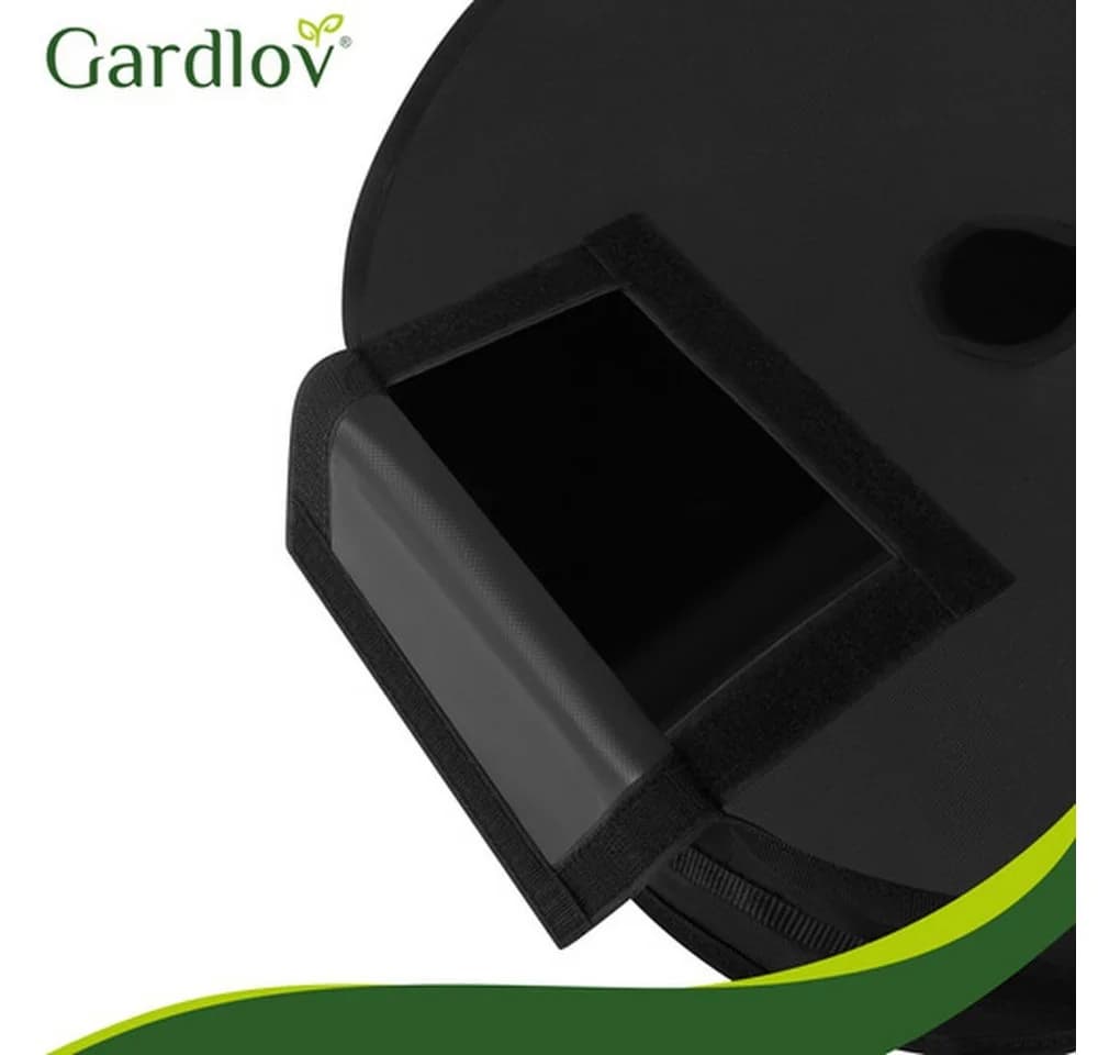 Gardlov Sonnenschirmhalter Schwarz Befüllbar mit Sand - Bild 5