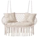 Gardlov Storchennest Gartenschaukel Zweisitzer Beige/Grau Bild 3