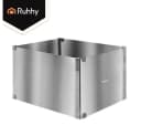 RUHHY Verstellbare Backform Edelstahl Silber 20-38x24-45 cm Bild 5
