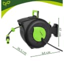 Gardlov Gartenschlauchtrommel Automatik mit 7 Modi Spritzpistole Schwarz Bild 1