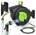 Gardlov Gartenschlauchtrommel Automatik mit 7 Modi Spritzpistole Schwarz Bild 2