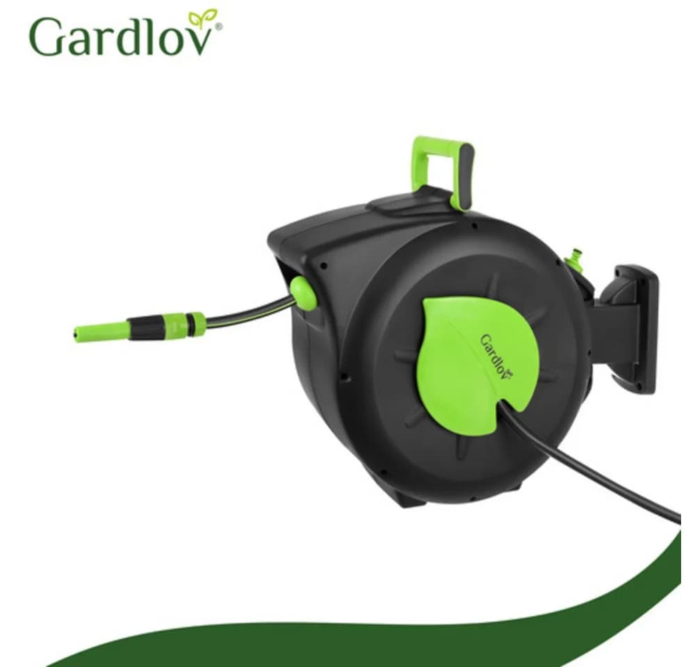Gardlov Gartenschlauchtrommel Automatik mit 7 Modi Spritzpistole Schwarz - Bild 4