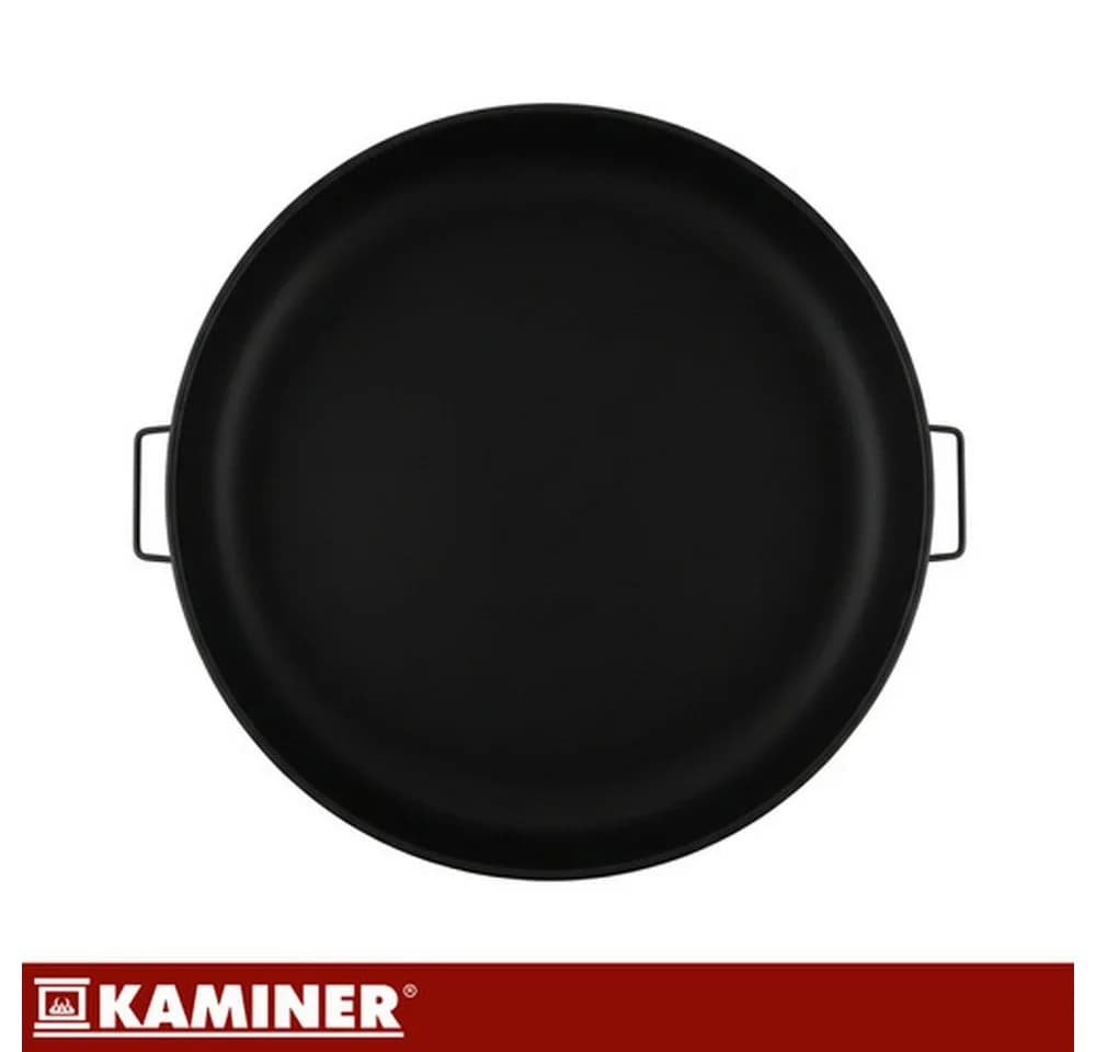 Kaminer Feuerschale Garten 80 cm Schwarz - Bild 4