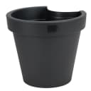 Jelenia Plast Regenrohr-Pflanztopf Schwarz Kunststoff Bild 2