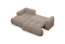 Selsey Ecksofa OMBO MINI mit Schlaffunktion & Bettkasten Dunkelbeige Bild 3