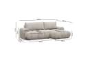 Selsey Ecksofa OMBO MINI mit Schlaffunktion & Bettkasten Dunkelbeige Bild 4