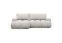 Selsey Ecksofa OMBO MINI mit Schlaffunktion & Bettkasten Plüsch Taupe Bild 5