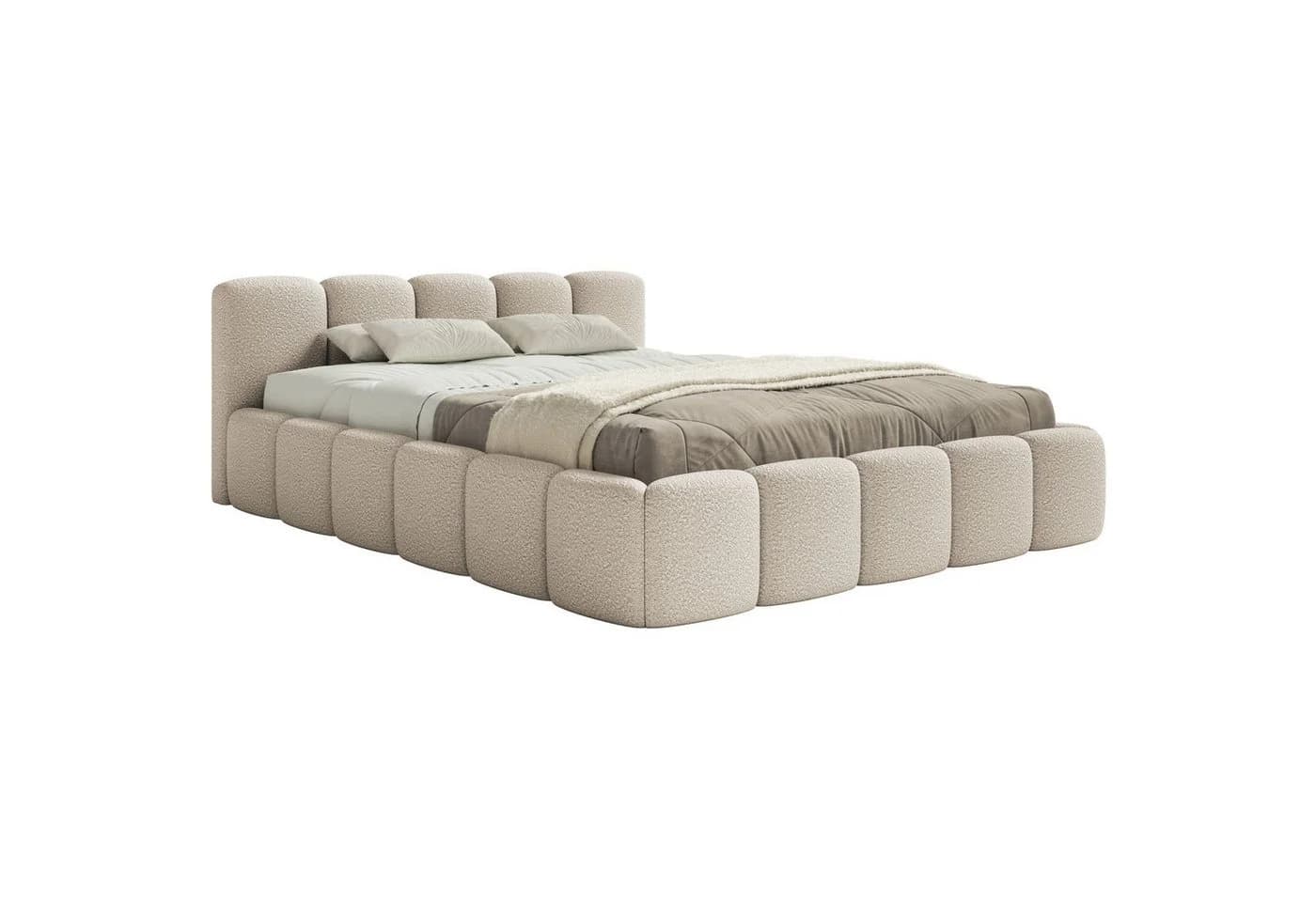 Selsey Polsterbett CLOUDY LOW Beige mit/ohne Bettkasten - Bild 3