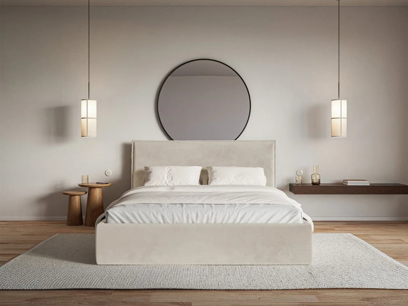 Selsey Polsterbett Softie Slim Chenille Samt 140-200 cm - Bild 2