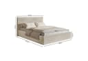 Selsey Polsterbett Softie Slim Chenille Samt 140-200 cm Bild 5