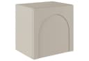 Selsey Nachttisch Arkadia Kaschmirgrau Bogenfront 50 cm Bild 5