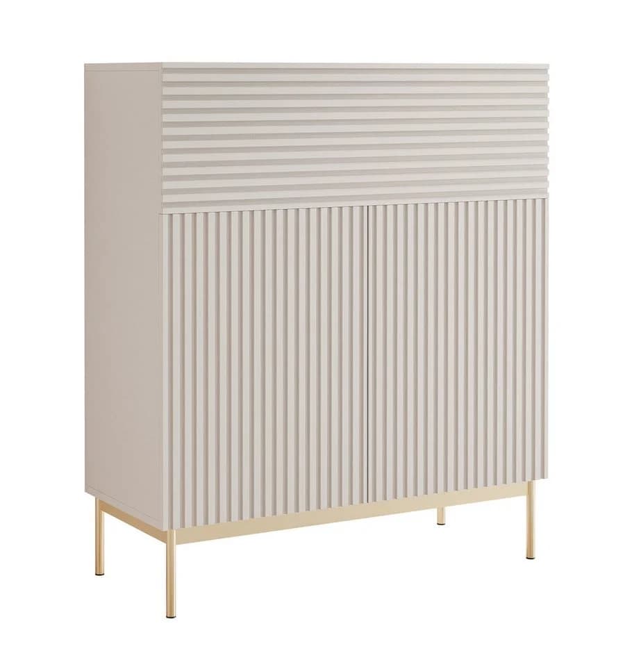 Selsey Highboard LINEARIS - Modernes Highboard mit LED und Push-to-Open - Bild 3