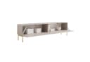 Selsey TV-Schrank LINEARIS kaschmir gold mit LED & Riffel-Front Bild 4