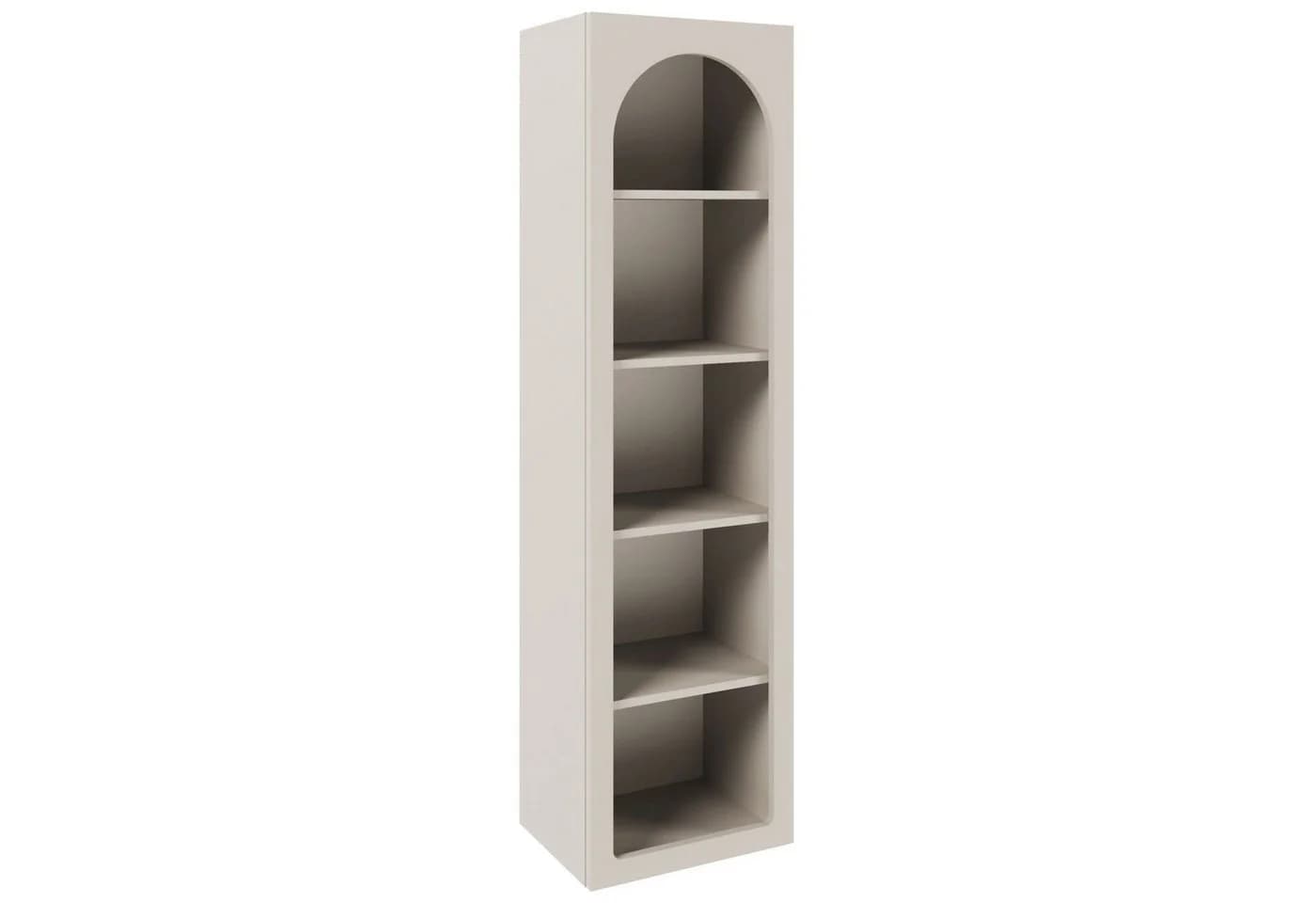 Selsey Standregal ARKADIA Kaschmirgrau mit Bogenform und 5 Fächern - Bild 2