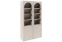 Selsey Standvitrine Arkadia Vitrine in Kaschmirgrau mit Glasfront & Tip-On-System Bild 1