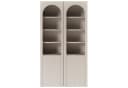 Selsey Standvitrine Arkadia Vitrine in Kaschmirgrau mit Glasfront & Tip-On-System Bild 3