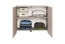 Selsey Sideboard Sunds Kaschmirbeige mit Lamellenfront Push-to-Open Bild 4