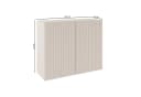Selsey Sideboard Sunds Kaschmirbeige mit Lamellenfront Push-to-Open Bild 5