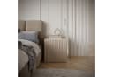 Selsey Nachttisch Sunds Kaschmirbeige Lamellenfront Push-to-Open Bild 2