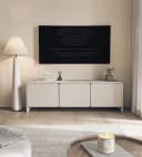 Selsey TV-Lowboard Lummo Kaschmirgrau 3 Soft-Close-Türen Bild 2
