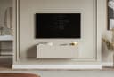 Selsey TV-Schrank VELDIO TV-Hängeboard mit Riffel-Optik, Schwebendes Design Bild 1