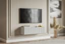 Selsey TV-Schrank VELDIO TV-Hängeboard mit Riffel-Optik, Schwebendes Design Bild 3