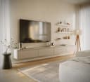 Selsey TV-Schrank BEMMI Hängendes TV-Board Grau 300 cm Bild 1