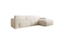 Selsey Ecksofa BOUVI mit Ottomanen Bouclé Beige Bild 5