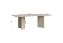 Selsey Esstisch QUBEO Japandi 204x90 cm Bild 1