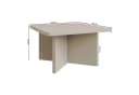 Selsey Couchtisch QUBEO Holzoptik Esche Braun Bild 3