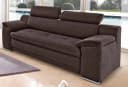 SIT & MORE 3-Sitzer Sofa Andiamo Braun mit Kopfteilverstellung Bild 2
